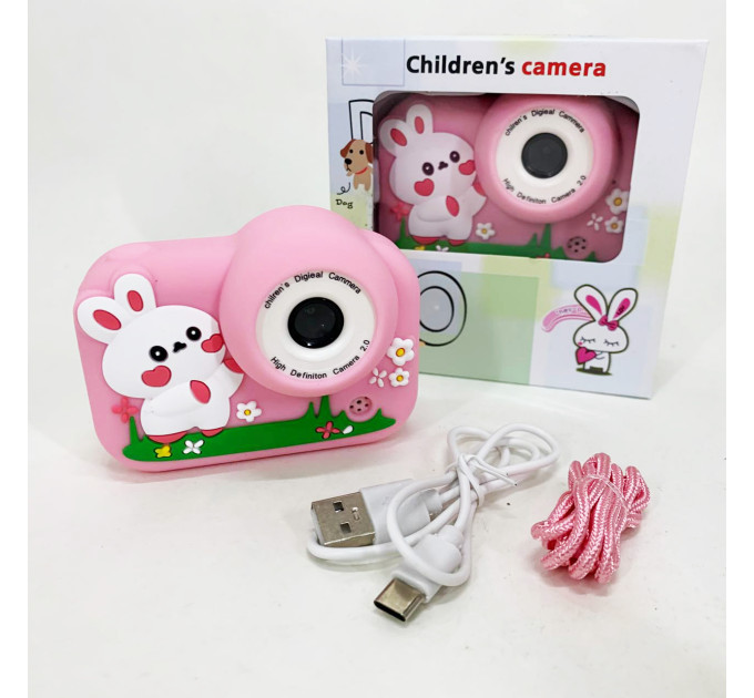 Детский фотоаппарат M03 PINK RABBIT
