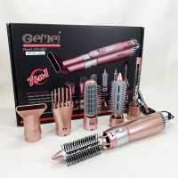 Щипцы фен для волос мультистайлер GEMEI GM-4831 7в1, классический фен для волос мощный для волос