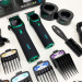 Комплект VGR 2 в 1 V-885 S2 GREEN, аккумуляторная машинка для стрижки и триммер