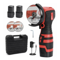 Аккумуляторная мини шлифмашина Boxer BX-3293 АКБ 2x18V скорость вращения 12500 об/мин диаметр диска 76мм