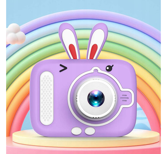 Детский цифровой фотоаппарат X900 Rabbit. Цвет: фиолетовый
