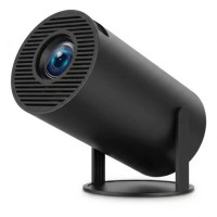 LED Проектор для дому портативний Смарт з WiFi Bluetooth Android 11 1280х720р Black