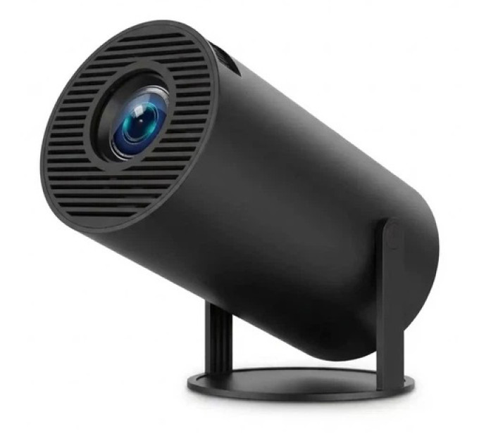 LED Проектор для дому портативний Смарт з WiFi Bluetooth Android 11 1280х720р Black