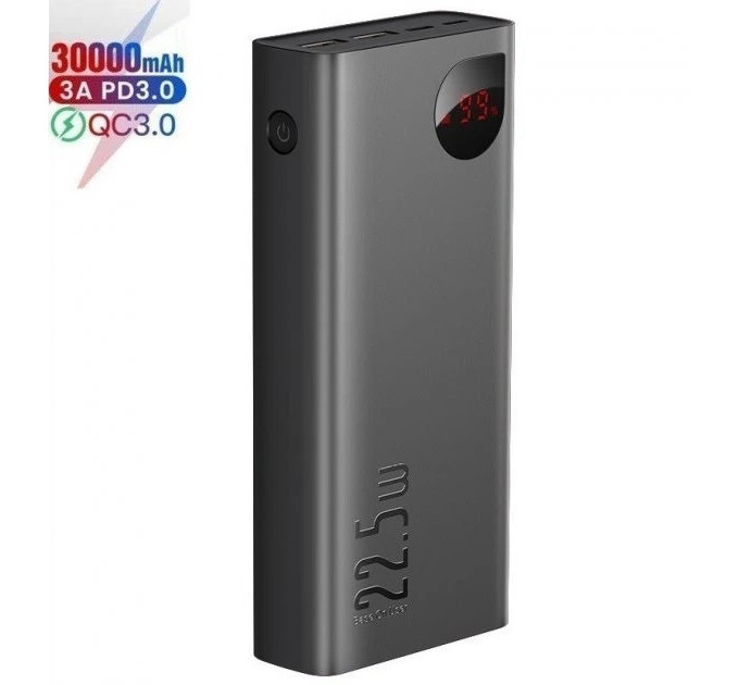 Павербанк 20000 mAh 22.5W Power Bank Baseus Adaman Портативний Акумулятор Зовнішній Акумулятор повербанк