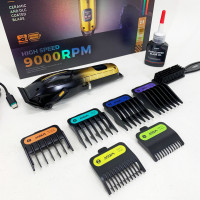 Аккумуляторная машинка для стрижки VGR V-026 GOLD. Цвет: золотой