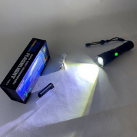 Ручний акумуляторний світлодіодний ліхтар Police X-Balog BL-1827-P90 переносний з USB заряджанням оптичним зумом і металевим корпусом + ремінець на руку