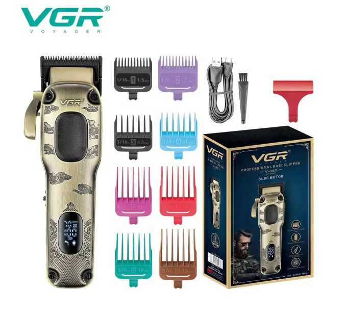 Акумуляторна машинка для стрижки VGR V-027