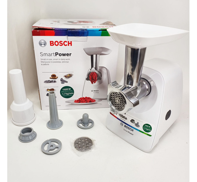 М'ясорубка Bosch SmartPower MFW2520W