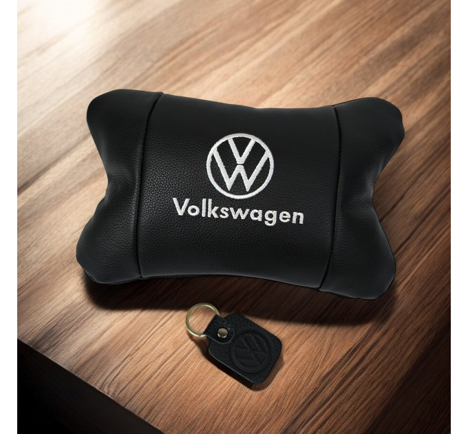 Шкіряна подушка на підголівник Volkswagen – ортопедична для авто