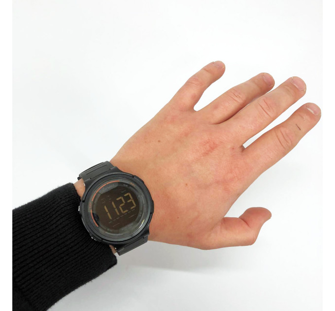 Годинники наручні чоловічі SKMEI 1841BK BLACK, для військовослужбовців, тактичні протиударні. Колір: чорний