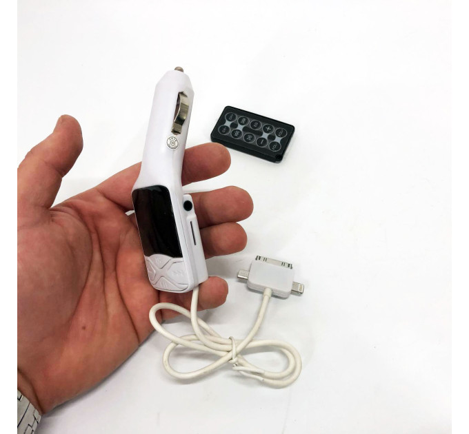 Автомобільний FM Трансмітер модулятор CM I19A SD/Usb, Фм трансмітер модулятор блютуз в прикурювач