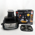 Аэрофритюрница аэрогриль Air Fryer Domotec MS-3228 с LED-экраном для жарки без масла 4600 Вт на 7 л