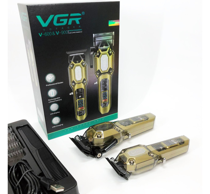Комплект 2 в 1 VGR V-600 V-900. Цвет: золотой