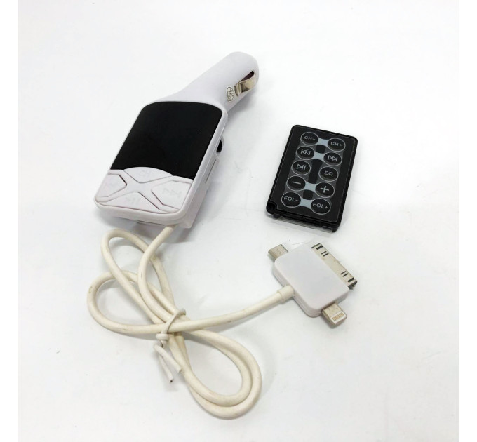 Автомобільний FM Трансмітер модулятор CM I19A SD/Usb, Фм трансмітер модулятор блютуз в прикурювач