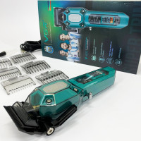 Акумуляторна машинка для стрижки VGR V-600. Колір: зелений