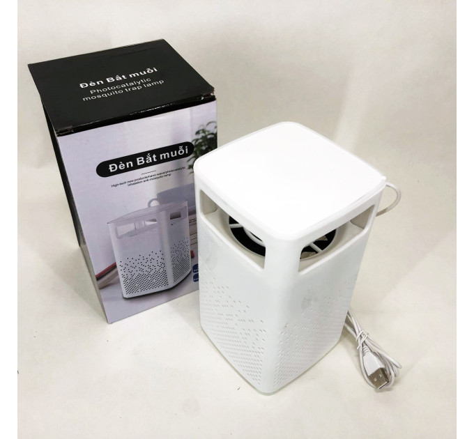 Лампа від комарів USB Bug Zapper Fly. Колір: білий