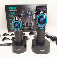 Комплект для стрижки VGR 2 в 1 V-886 S2 BLACK, акумуляторна машинка та триммер