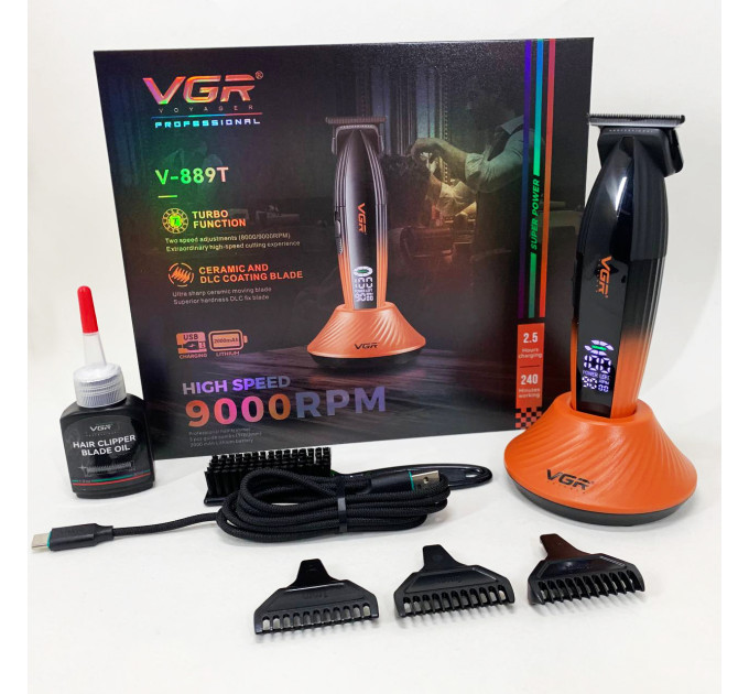 Машинка для стрижки VGR V-889T 9000RPM