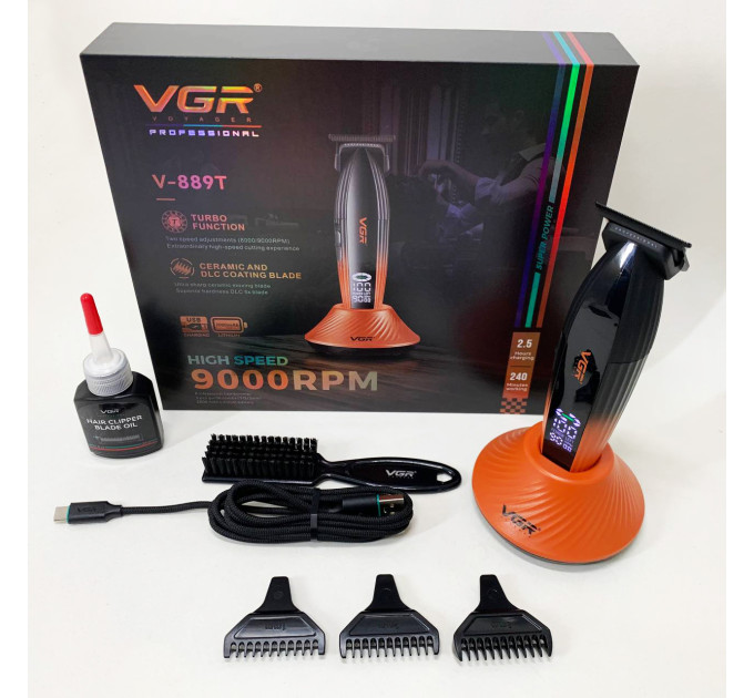 Машинка для стрижки VGR V-889T 9000RPM