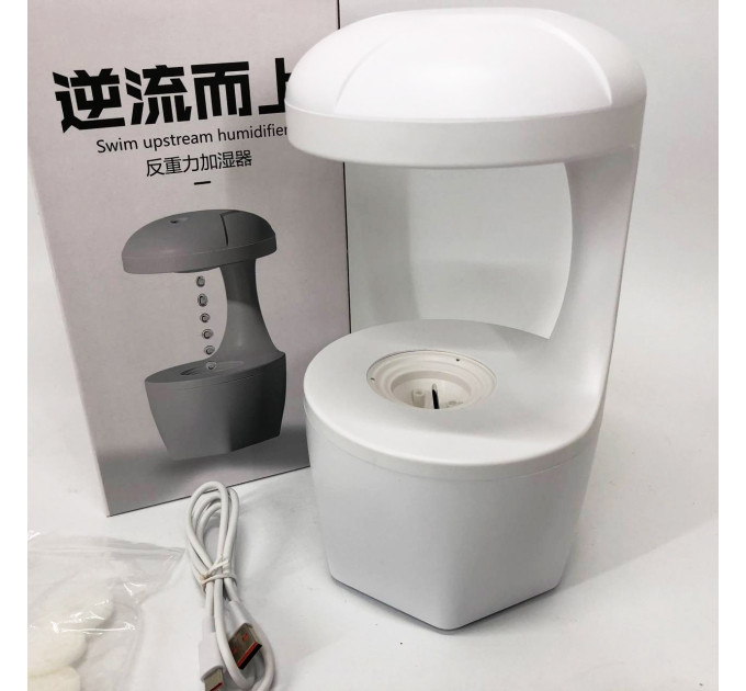 Антигравитационный капельный увлажнитель воздуха с обратным потоком UKC Anti Gravity Humidifier 800 мл 5 Вт