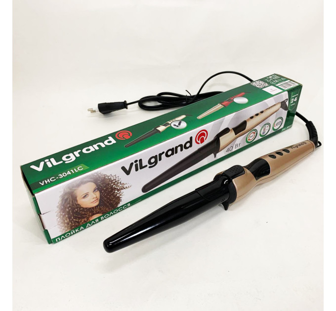 Плойка конусная ViLgrand VHC-3041LC Gold
