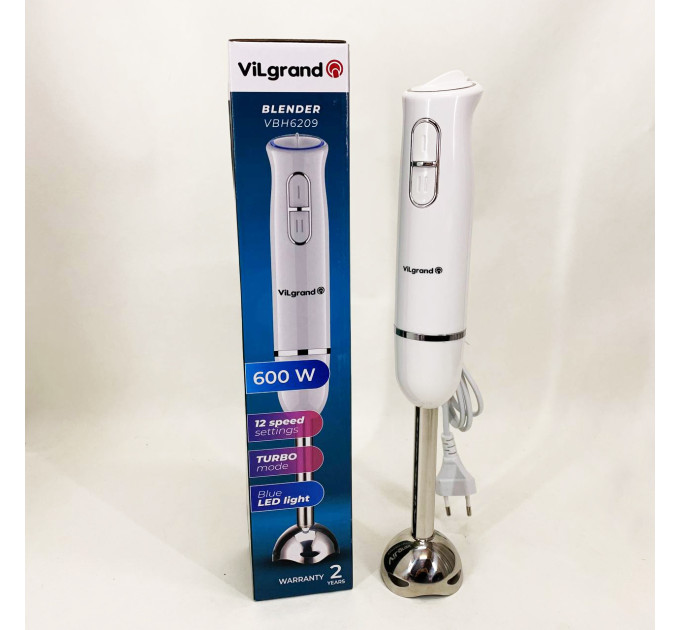 Блендер ViLgrand VBH6209. Цвет: белый