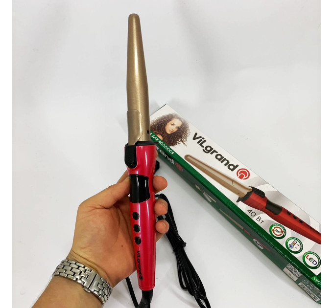 Плойка конусная ViLgrand VHC-3041LC Red