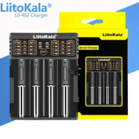 Зарядний пристрій LiitoKala Lii-402 Type-C для акумуляторів 18650, 26650, AA, AAA універсальний зарядник