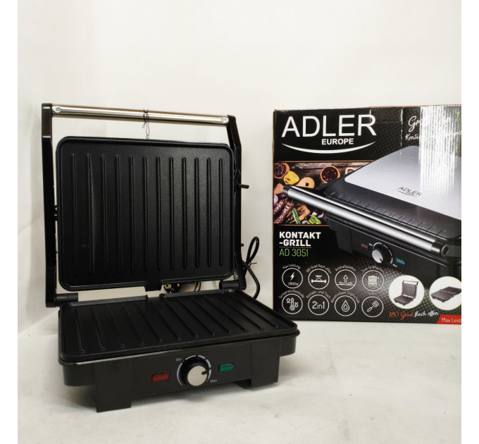 Електричний гриль Adler AD 3051 XL контактний 2800Вт