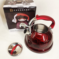 Чайник із свистком Edenberg EB-1910 з турбо індукційним дном 3л Red