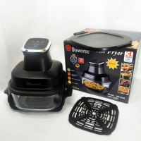 Аэрофритюрница аэрогриль Air Fryer Domotec MS-3228 с LED-экраном для жарки без масла 4600 Вт на 7 л