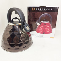 Чайник із свистком Edenberg EB-8821 з турбо індукційним дном 3л Black