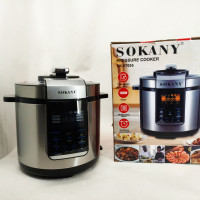 Мультиварка-скороварка-пароварка Sokany SK-07055 7л 3 в 1 Електрична з таймером 1000Вт