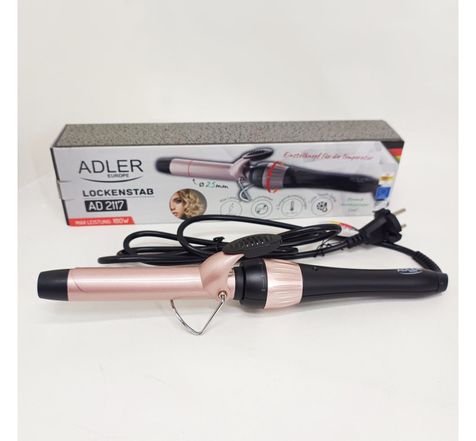 Плойка для волосся 25мм Adler AD 2117 180Вт