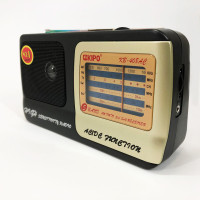 Радиоприёмник KIPO KB-408 AC мощный радио FM c usb питание от батарейки R20 или от сети