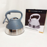 Чайник Edenberg EB-8827 нержавіюча сталь зі свистком 3л Gray