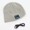 Портативная колонка ШАПКА с bluetooth наушниками SPS Hat BT True. Цвет: серый