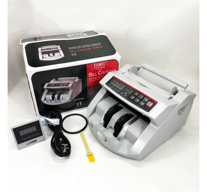Рахувальна машинка Bill Counter UKC MG-2089, машинка для рахунку грошей з ультрафіолетовим детектором валют