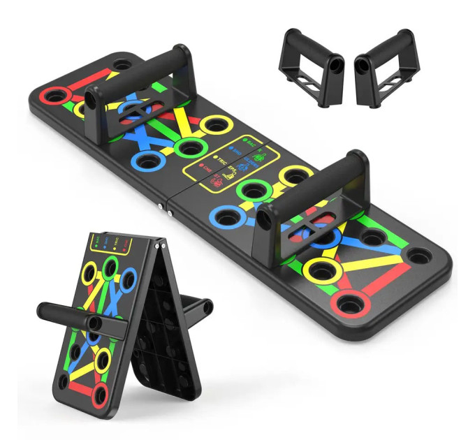 Тренажер для отжиманий Foldable Push Up, портативный тренажер для отжиманий, платформа для отжимания