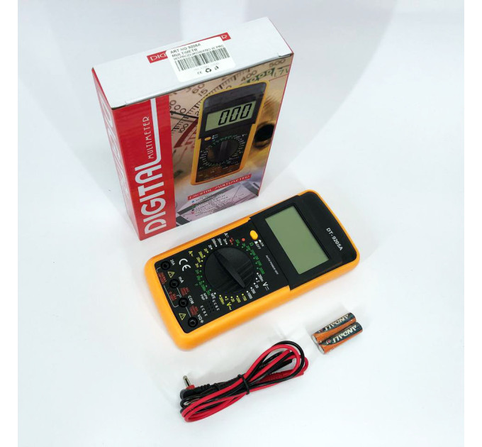 Мультиметр цифровой тестер Digital Multimeter DT9205A со звуком, для автомобиля, хороший мультиметр