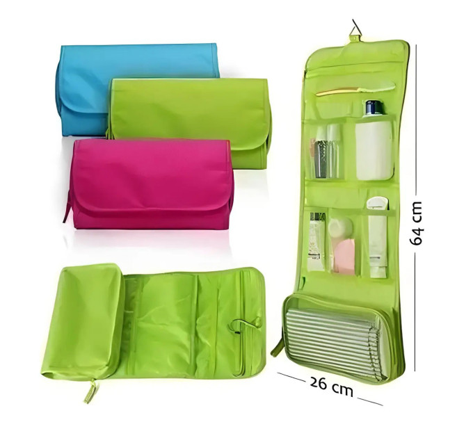 Органайзер дорожній сумочка Travel Storage Bag косметичка. Колір: зелений
