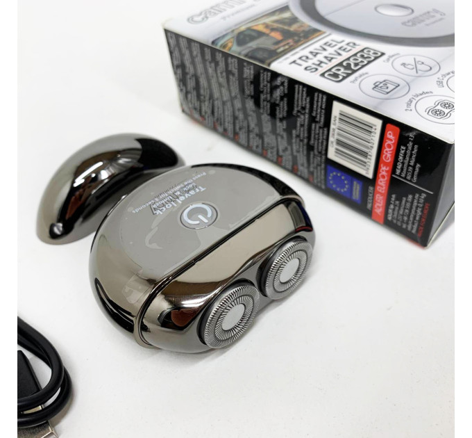 Дорожная бритва с двумя головками и USB Camry CR 2938 аккумулятор