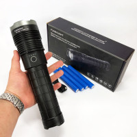 Фонарь ручной модели Police AK138-1 WHITE LASER LED PM60-TG 8х18650, USB-зарядка, Power Bank, зум