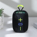 Портативная Bluetooth колонка TG658 8W с RGB подсветкой, Беспроводная колонка мощная. Цвет: черный
