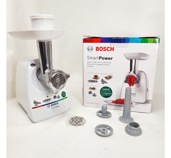 М'ясорубка Bosch SmartPower MFW2520W