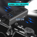 Велофара с сигналом Waterproof MT-007-T6 450Lum 18650 с выносной кнопкой, Долговечный велосипедный фонарь