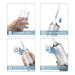 Іригатор для чищення зубів та порожнини рота Oral Irrigator з акумулятором та змінними насадками White