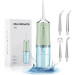 Ирригатор для чистки зубов и полости рта Oral Irrigator с аккумулятором и сменными насадками Green