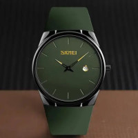 Часы наручные мужские SKMEI 1509AG, мужские круглые наручные часы, Оригинальные мужские часы
