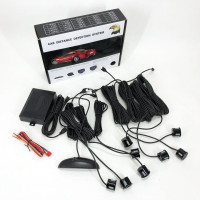 Парктронік (паркувальний радар) Assistant Parking Sensor, 8 чорних датчиків